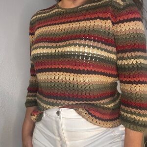 Ralph lauren colorful knit sweater
